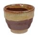 Tokyo Design Studio Handgemaakte Kop Bruin Wit 200ml - Keramiek - 8.5x6.9cm