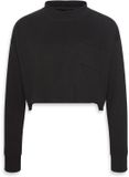 Calvin Klein Women's Cotton Short Sleeve Sweater - Black - Size M