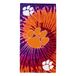 Northwest NCAA Clemson Tigers uniseks-volwassen strandlaken, 76 x 152 cm, psychedelisch