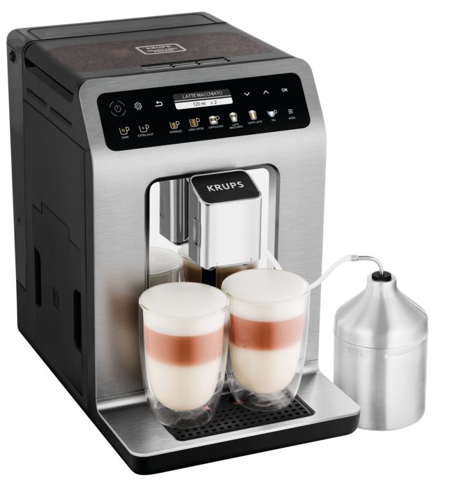 Krups Evidence YY4132FD - Volautomatische Espressomachine - 2.3L - Zwart/RVS
