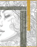 Diosas de la Naturaleza para Colorear para Adultos: Libro de Colorear Antiestrés con Ilustraciones de Diosas, Flores y Elementos Naturales