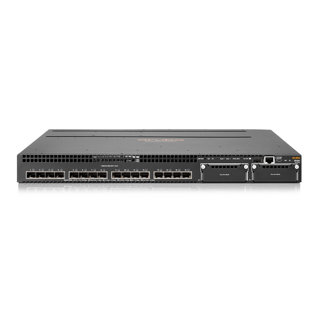 Aruba 3810M 16SFP+ 2-slot Managed L3 Switch Zwart