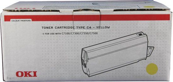 Oki Toner C7100 C7300 C7500 geel