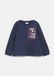s.Oliver Lichtgewicht sweatshirt in A-lijn met glitterprint