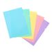VIQUEL - Zak met 10 A4 hoekhoezen Rainbow Pastel van polypropyleen 13/100e - 10 stuks A4 opbergzakken - verschillende kleuren