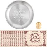 Merkloos Ritueel Schaal - Aardewerk - Gemengde kleuren - 14,2 x 1,7 cm