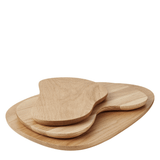 Ferm Living Cairn Set de 3 planches à découper en chêne