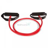Body-Band Dittmann Weerstandsband met Handvaten - Fitness elastiek - Rood - Zwaar