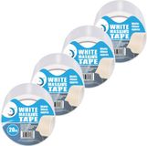 DID Afplaktape Verftape Wit - 4x 20m x 48mm
