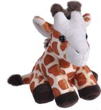 Wild Republic Pluche knuffel Giraffe van ongeveer 13 cm - Speelgoed knuffelbeesten