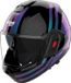 Nolan N120-1 Lineo 366, casque modulaire, couleur: Noir/Vert Foncé/Mauve, taille: XS