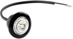 Viaautoshop Lumière LED encastrable Ø 18 mm 12/24V Noir Blanc