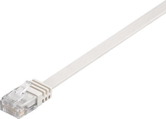 Microconnect V-UTP615W-FLAT netwerkkabel 15 m Cat6 U/UTP (UTP) Wit