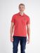 LERROS Poloshirt in trendigen Farben mit Flachstrickkragen, Maat: XXL, Kleur: MUTED RED