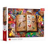 Trefl - Atlas van fantastische vogels - 1000 stukjes - DIY-puzzel, creatief vermaak, klassieke puzzel voor volwassenen en kinderen vanaf 14 jaar