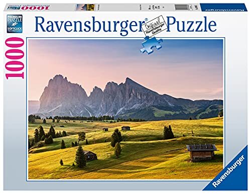 RAVENSBURGER PUZZLE Seiser Alm, Dolomieten, Zuid-Tirol, puzzel voor volwassenen en kinderen vanaf 14 jaar, Amazon speciale editie [exclusief bij Amazon]