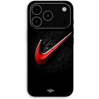 Nike Coque Pour iPhone 17 Pro Nike logo rouge fond noir Maniacase