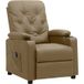 Fauteuil Relax Fauteuil Inclinable Électrique Cappuccino Similicuir