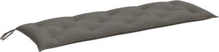 vidaXL Tuinbankkussen 150x50x7 cm stof gemêleerd donkergrijs