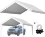VEVOR Carport Vervangend Dak, 3,65 x 6,09 m, Wit