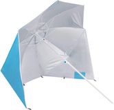 Springos Parasol Blauw/Grijs 180 cm