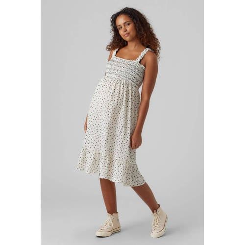 MAMALICIOUS MLESMA Maternity Dress with White Dots