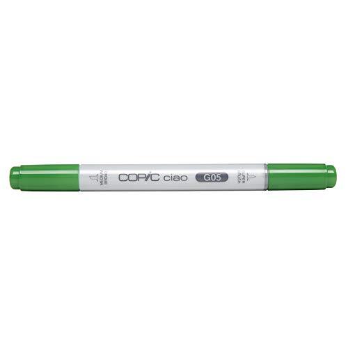 Copic Ciao Marker type G - 05, Emerald Green, veelzijdige lay-outmarker, op alcoholbasis, met een middelbrede en een penseelpunt