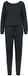 Urban Classics Jumpsuit voor dames, badstof, lange mouwen, Zwart