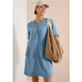 Denimlook robe mi-longue