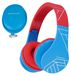 Casque pour enfants Casque pour enfants - Sans fil avec microphone - Limiteur de volume 85 dB - Bleu et rouge
