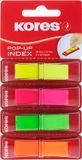 Kores Pagemarker Pop-up plakstrookjes, 45 x 12 mm, gesorteerde kleuren