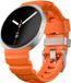 Strap-it Bracelet en silicone ‘Extreme’ avec fermoir à boucle adapté pour Samsung Galaxy Watch 9 (40/44mm) / Watch 8 (40/44mm) / 8 Classic (46mm) - orange