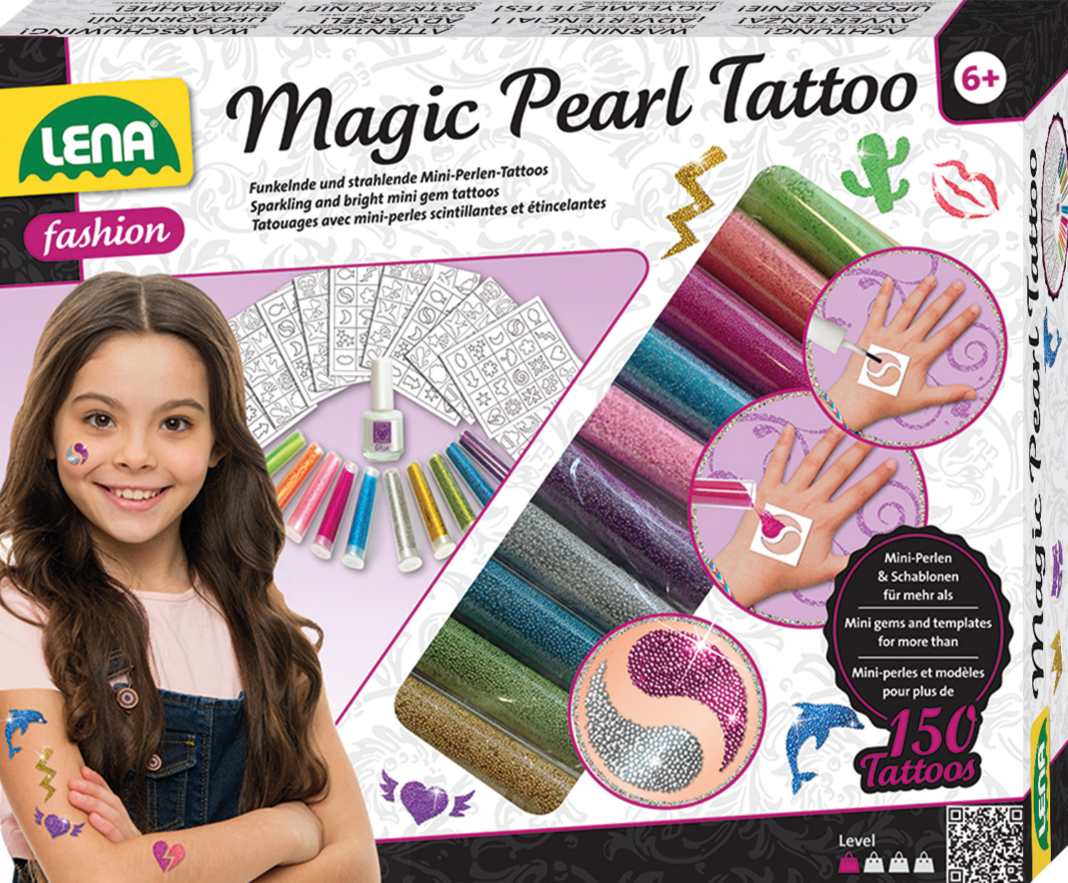 Lena Magic Pearl Tattoo Meerkleurig