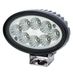 HELLA 1GA 996 761-001 LED Werklamp - Oval 100 Gen. II - 12/24V - 4400lm - Opbouw/Geschroefd - Zwenkbare montagebeugel - Omgevingsverlichting - DEUTSCH stekker
