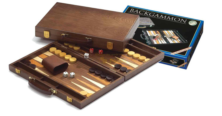 Philos Backgammon Koffer Syros Medium