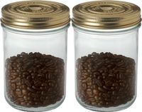 Le Parfait 2x Weckpotten/inmaakpotten met schroefdeksel 750 ml