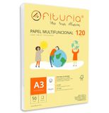 A3-papier, Ofituria A3-papier, 120 g, 50 witte vellen, multifunctioneel papier voor school en werkomgeving, ideaal voor laserprinters, inkjetprinters of kopieerapparaten