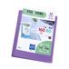 Viquel - Zichtmap voor 160 weergaven A4 - Aanpasbare binder - Gladde en transparante hoezen - Recycle Essential - Paars