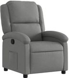 vidaXL Relaxfauteuil donkergrijs stof
