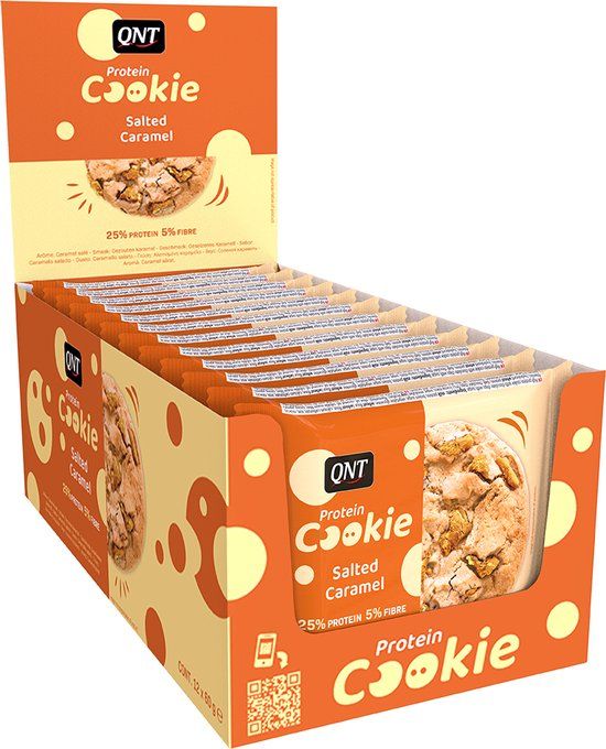 QNT Protein Cookie (12x60g) Salted Caramel