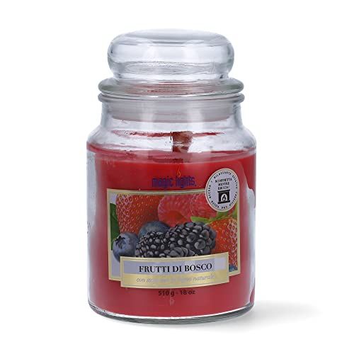 AB Alessio Boltri Kaars Giara 510 g bessen, Made in Italy