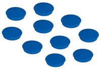 FRANKEN Magneten rond, 10 stuks, 32 mm, blauw