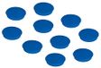 FRANKEN Magneten rond, 10 stuks, 32 mm, blauw
