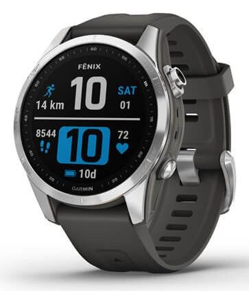 Garmin fenix 7S Smartwatch - 42mm - Graphite Band