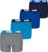 PUMA Boxershorts voor Kinderen - Biologisch Katoen Zachte Stretch, 4-pack - Maat 134/140
