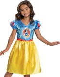 Disguise DISNEY Prinses - SNOW WHITE, Snow White Basic Plus Jurk, Maat S (5-6 jaar), Geel