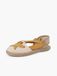 Pisamonas Sandalen mosterd