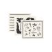 Scandi Essentials lot de 3 lavettes avec motif blanc