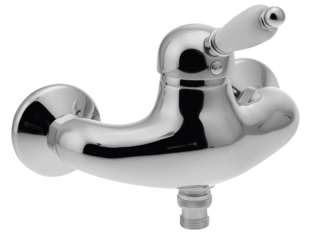 Sapho Kirke - Wandmontage douche mengkraan - chroom