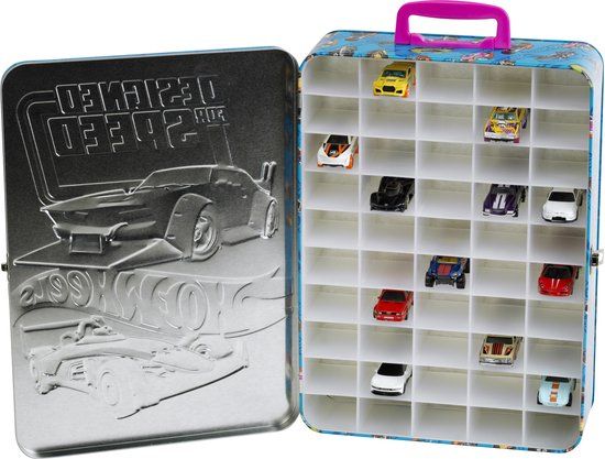 Klein Toys Hot Wheels verzamelkoffer - geschikt voor max. 50 auto's - blauw
